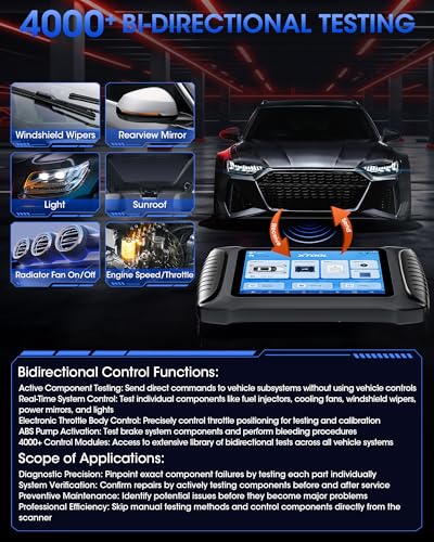 XTOOL IP900BT ECU Coding OBD2 Scanner, ADAS Calibration Diagnostic Tool | AI-Assisted Wireless Scan Tool, 3-Y Fr ee Update, 41+Reset, 4000+ Bidirectional Control, FCA/CAN FD/DoIP, PMI
