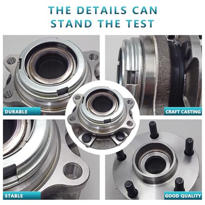 513338 Front Wheel Bearing Hub Assembly for Nissan Murano 2009-2014, Quest 2011-2017 (2PCS) - size: 513338