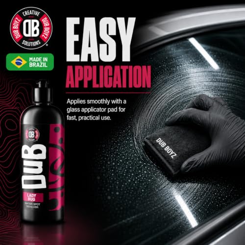 DUB BOYZ Water Spot Remover for Cars - 16oz Hard Water Stain & Mineral Deposit Cleaner, Safe for Glass, Chrome & Paint, Fast-Acting Spray Lady