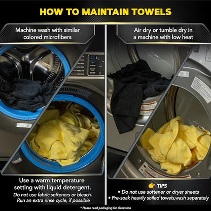 Meguiar's X2025 Supreme Shine Microfiber Towels -6 Pack - size: 6 Microfiber Towels