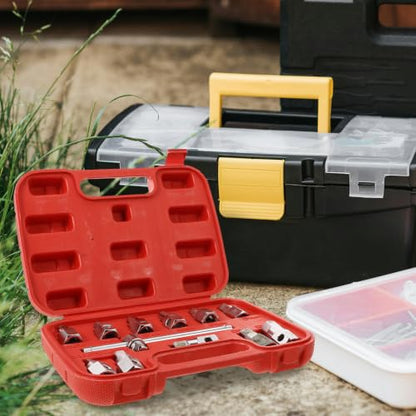 ULTECHNOVO 12pcs Chrome Alloy Oil Drain Socket Tool Set for Automotive Oil Drain Operations Lightweight Socket Set for Hobbyists and Professionals