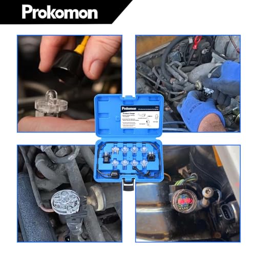 11 Pieces Noid Light Test Kit; Fuel Injector Noid Light Tester Kit with 8 Noids for Most Cars