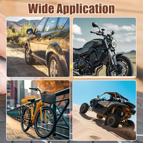 90pcs Brown Tire Repair Plugs,4" x0.26'' Automotive Tire Repair Strings,Tire Plugs Heavy Duty Tools for Tubeless Tires Car, ATV,Bike - size: 90PCS