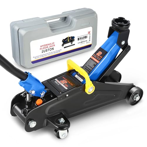 PM PERFORMOTOR Low Profile Hydraulic Trolley Service/Floor Jack, 2 Ton (4000 lbs) Capacity, Lifting Range 5.1"-13",Blue,PM-TOL-FJ20-BL - color: Blue, size: 2 Ton