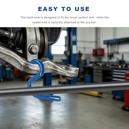 Automotive 6007 Lower Control Arm Prying Tool, Lower Ball Joint Removal Tool for 7/8 Inch Diameter Pry Bar, High Strength Control Arm Remover for Front Wheel Drive Vehicles (Blue) - color: Blue