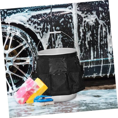 4pcs Bucket Tool Bag Organizer Bucket Storage Garden Tool Organizer Multi-Pocket Car Wash Holder