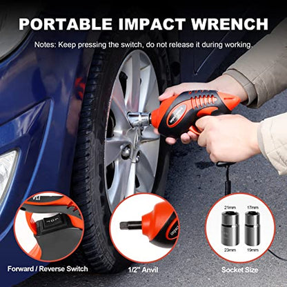 TYAYT Electric Hydraulic Car Jack - 5Ton(11023lbs) with Tire Inflator Pump and Electric Wrench, Lift for Car SUV Sedan Change Tires (Red) - color: RED