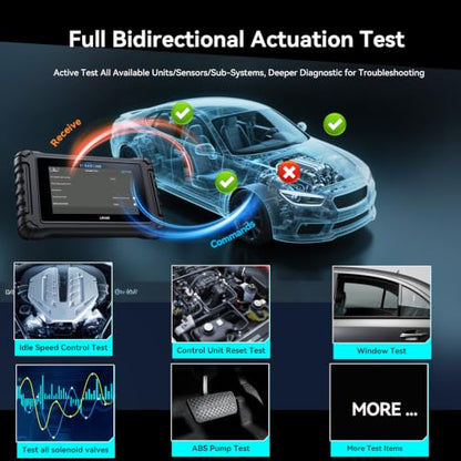 UR400 Bidirectional Diagnostic Tool for German Cars, All System, 48 Reset +39 Services, 500+ Sub-Functions, 4000+Active Test Items, CAN-FD Supported, Lifetime Free Update