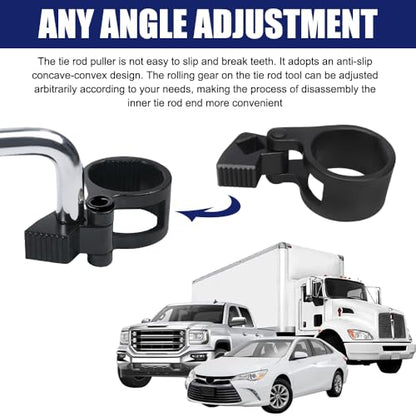 Inner Tie Rod Tool Removal Kit, Tie Rod End Removal Tool, Universal Inner Tie Rod Hex Wrench Repair Removal Tools 27-42mm, Multifunctional Inner Tie Rod Tool Car Accessories for Cars Trucks