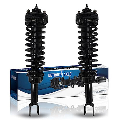 Detroit Axle - 2 Rear Ready Struts for 1996-2000 Honda Civic 1997-2000 EL, Complete Struts & Coil Spring Assembly 1998 1999 Replacement Quick Install Ready Struts Shocks - size: 171292 x2/PAIR