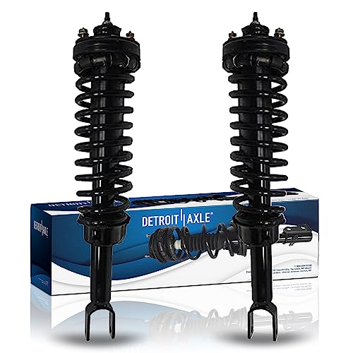 Detroit Axle - 2 Rear Ready Struts for 1996-2000 Honda Civic 1997-2000 EL, Complete Struts & Coil Spring Assembly 1998 1999 Replacement Quick Install Ready Struts Shocks - size: 171292 x2/PAIR