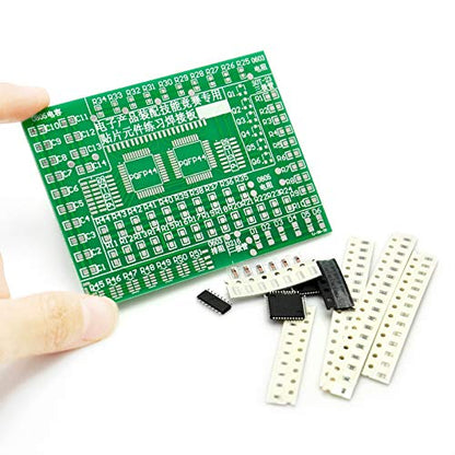 Gikfun DIY SMD/SMT Components Practice Board Soldering Skill Training Kit AE1173