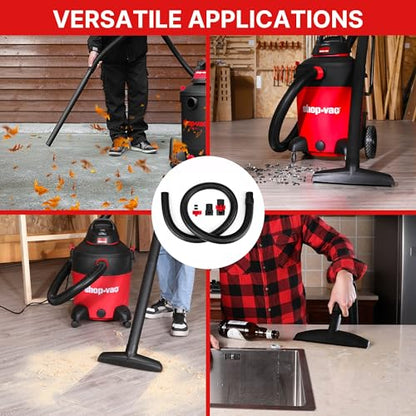 Shop-Vac 8' X 2-1/2" Universal Hose Black - size: 8' X 2-1/2"