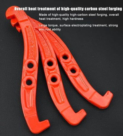 Hydraulic Puller，Heavy Duty Three Jaw Gear Bearing Puller High Carbon Steel Pulley Gear Bearing Flywheel Puller Removal Tool with Thickened Jaws(12inch) - size: 12inch