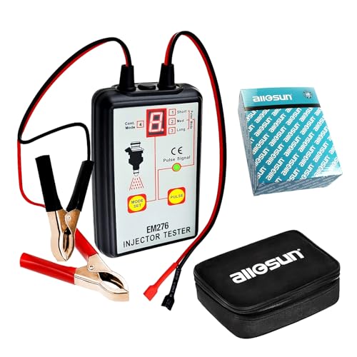 ALLOSUN Fuel Injector Cleaner Tester & Adapter DIY Cleaning Tool Kit Set (Fuel Injector Tester) - color: Fuel Injector Tester