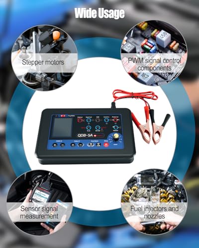 QDB-5A Ignition Coil Tester, Automobile Actuator Drive Detector for Ignition Coils Injectors Solenoid Valves, Drive Fault Tester