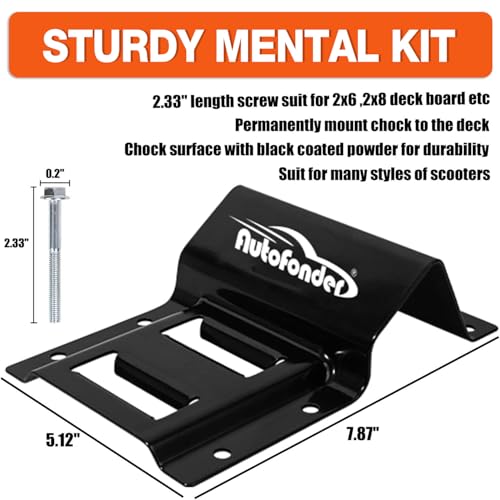 Wheel Chock Tie Down Kit (4500lb Break Strength) Heavy Duty Trailer Tire Straps System for ATV, UTV, Lawn Mower & More - Ratchet Tie Downs Accessories with E Track for Four Wheeler | 2"x9' E-track Ratchet Straps,8 Pack Steel Wheel Blocks,Compatible with A