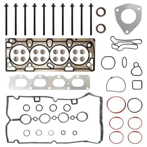 1.8 LUW Head Gasket Set with Head Bolts 2011-2016 For Chevy | 2011-2015 for Chevy Cruze,2012-2018 for Sonic, 2016 for Cruze Limited 1.8L L4 DOHC 16V OE#HGS345, HS26516PT1, HS54702A - color: For GM 1.8L 2011-2018 Kit 1