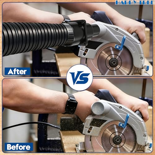 Universal Tool Adapter Attachment for Shop Vac Wet/Dry Vacuum Connects to Power Tools 2-1/2" Integrated Hose Adapters for Dust Collector for Saw and Sander - size: 1 Pack
