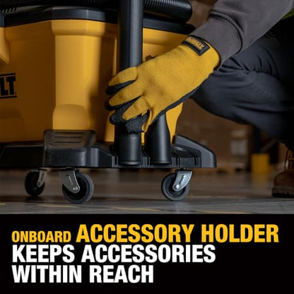 DEWALT 20V MAX Cordless Wet Dry Shop Vac 6 Gallon, Portable Vacuum Cleaner with Powerful Suction, Blower Function, On-Board Storage, Jobsite & Garage Vacuum, Tool Only, DXCVXA06B