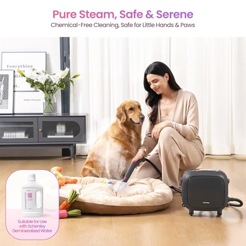 Schenley 21-in-1 Steam Cleaner for Home, Heavy-Duty Steamer for Cleaning | 3.5 Bar Pressure | 248°F Deep Cleaning | 45.5 oz Large Tank | Steam Lock Switch | for Floor, Grout, Tile, Kitchen & Bathroom