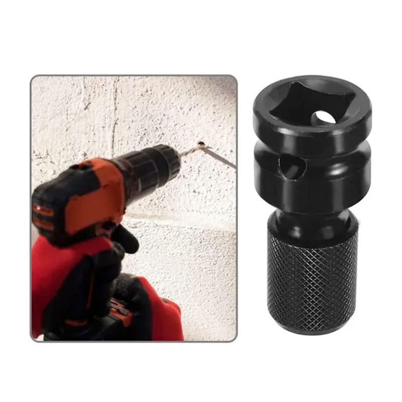 Acxico 4 Pcs Ratchet Socket Wrench Adapter 1/2 Inch Square To 1/4 Inch Hex Stonego Ratchet Spanner Converter Heavy Electric Wrench Connector