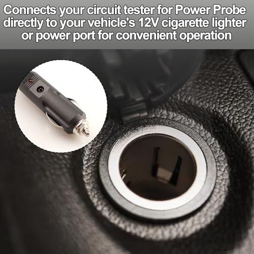 PPTK0026 Cigarette Power Port Adapter for Power Probe 3/3S/3Ez/ECT3000 Power Circuit Probe Tool Accessories. | PPTK0026 cigarette Lighter Adapter
