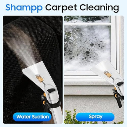 Commercial Carpet Cleaning Machine, 1000W 110V 40L/11Gal Professional Commercial 3 in 1 Carpet Spraying Floor Brush Cleaner Extractor Vacuum Washing Machine Portable Carpet Cleaner (40L) - size: 40L