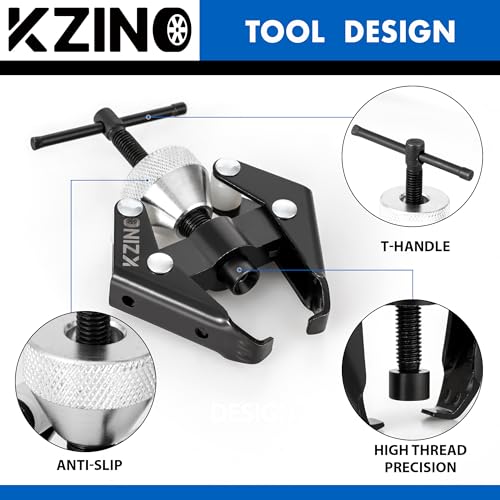 KZINO Windshiled Wiper Puller Tool, Heavy-Duty Arm Battery Terminal Bearing Remover Puller Kit, Windshield Wiper Arm Removal Tool, Arm Bearing Remover Puller Repair Tool