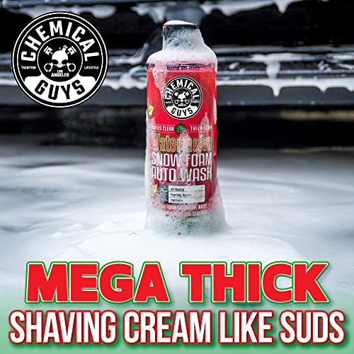 Chemical Guys CWS20816 Watermelon Snow Foam Car Wash Soap, (Works with Foam Cannons or Bucket Washes) Safe for Cars, Trucks, Motorcycles, RVs & More, 16 fl oz, Watermelon Scent - size: 16 Fl Oz (Pack of 1), style: SOAP