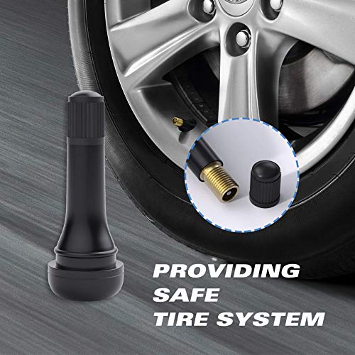 CKAuto TR414 Rubber Snap-in Tire Valve Stem (5pcs/Bag) - size: TR414