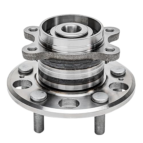 Detroit Axle - 512410 Both Driver and Passenger Side Rear Wheel Bearing and Hub Assembly Replacement for 2008 2009 2010 Hyundai Elantra [Non-ABS Models] - style: 512410 x2/Pair
