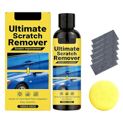 Nanopolix Scratch Remover – 60-Second Car Scratch Repair Kit, Removes Deep Scratches & Restores Shine for All Paint Colors, Quick Fix Polishing Paste 100g (3.53oz), 1 Set