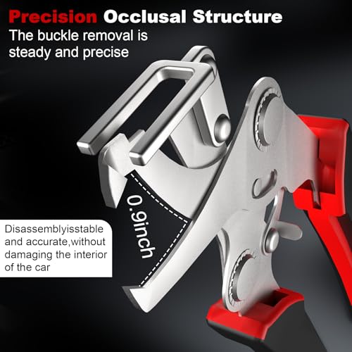Car Clip Pliers,Professional Auto Clip Removal Pliers, Panel Clip Removal Tool for Automotive Plastic Fasteners, Push Pin & Door Trim Disassembly Interior & Exterior Repair Tool Without Damage