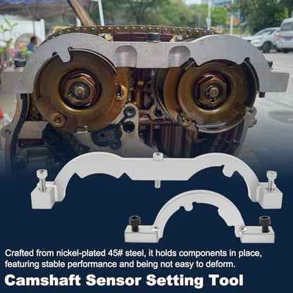 Engine Timing Chain Tool Kit, Premium Grade Camshaft Alignment Locking Set, Precise Universal for Vau/x/ha/ll, O/pe/l, Che/v/y Cr/u/ze, Che/v/Role/t, 2009-2020 1.0/1.2/1.4L Engines