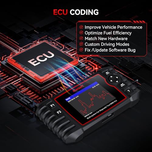 iCarsoft Bidirectional Diagnostic Tool for BMW/Rolls-Royce/Mini, BMM V3.0 All Resets/Battery Registration/ECU Coding Full System OBD2 Scanner for BMW Code Reader, Battery Test,Auto VIN-2025 Ver