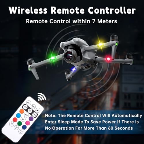 8PCS Wireless LED Strobe Lights with Remote Control,8 Colors Waterproof Anti-Collision USB Charing Led Warning Light, High Brightness Wireless LED Lights for Car Drone Truck Motorcycle Aircraft Bike