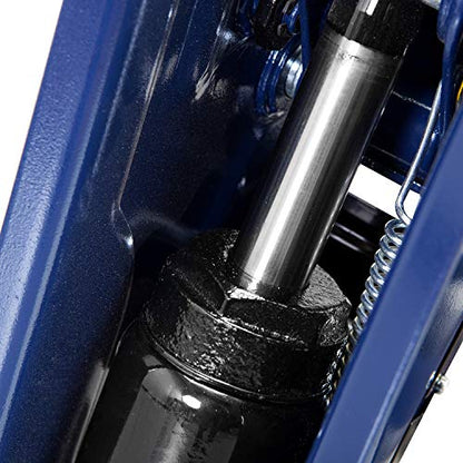 TCE AT82001U Torin Hydraulic Trolley Service/Floor Jack Combo with 2 Jack Stands, 2 Ton (4,000 lb) Capacity, Blue - size: 2 Ton