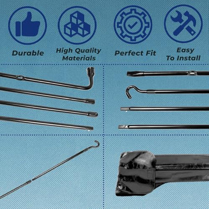 Spare Tire Tool Kit with Spare Tire Jack Handle and Wheel Lug Wrench Compatible with 2004 to 2018 Ford F150