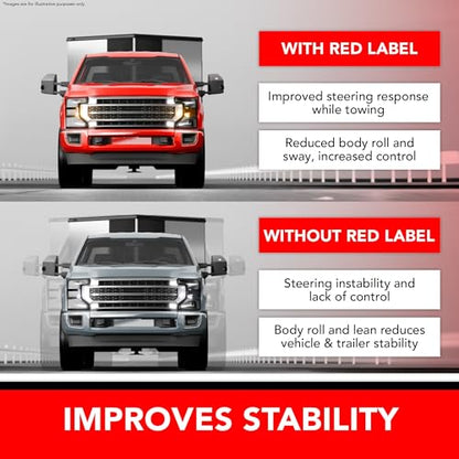 Firestone Airide Red Label Air Suspension Kit with Mounting Assembly fits 2011-2016 F250/F350/F450 4WD | 150 PSI | 7500 LBS Capacity | No Drill Installation | PN 2703 - size: 2011-2016