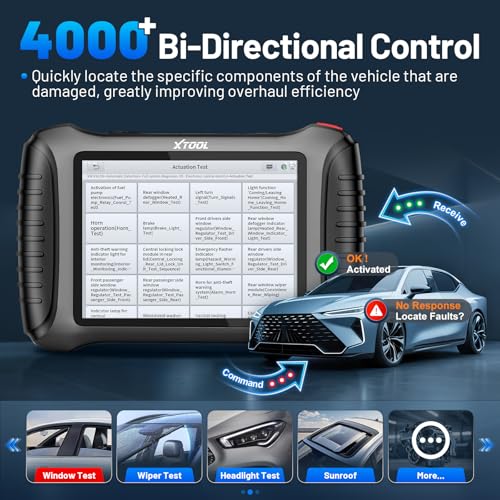 XTOOL IP900 Bidirectional Scan Tool 2026 Upgraded AI Assisted, OBD2 Scanner Diagnostic Tool, ECU Coding, 41+ Resets, FCA, CAN FD&DoIP, Pre & Post Scan, All System Scanner for Car, 3-Year Update