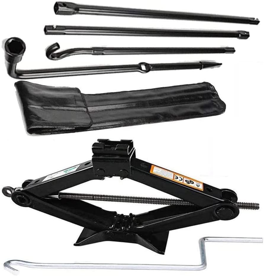 Jack Spare Tire Tool Kit fit for Ford F150 Truck (2004 to 2014)，2 Ton Heavy Duty Lifting Jack & Spare Tire Lug Wrench Tool Kit Replacement Tire Repair Tool