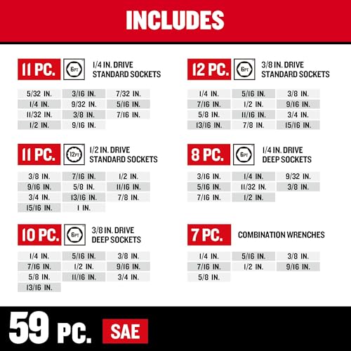 CRAFTSMAN Mechanics Tool Set, SAE/Metric, 189-Piece (CMMT12034) - style: 189 Piece Set