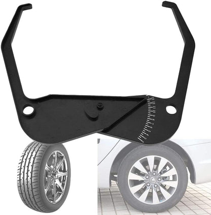 BTMIEY Tire Balancer Rim Width Caliper,Wheel Rim Width Measurement Measuring Tool,Portable Wheel Black Part Tire Balancer Caliper Rim Accurate