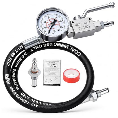 High Pressure Oil System IPR Air Test Tool Special Kit | Fit for Ford 6.0L & 7.3L Powerstroke Diesel Engines, Heavy-Duty Air Test Fitting for HPOP Leak Diagnosis