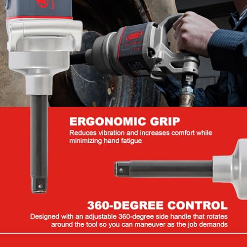 Ingersoll Rand 2850MAX-6 1-Inch 5,500 RPM Impact Wrench with 6-Inch Anvil Extension - style: 2850MAX-6 with Extended Anvil