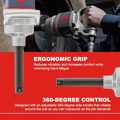 Ingersoll Rand 2850MAX-6 1-Inch 5,500 RPM Impact Wrench with 6-Inch Anvil Extension - style: 2850MAX-6 with Extended Anvil
