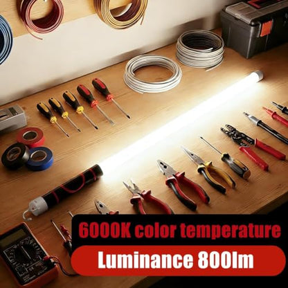 Flexible LED Flashlight Stick, 30" Bendable Mechanic Work Light Rechargeable High Lumen Professional Light 3 Lighting Modes Automotive Illumination Tool Car Repairs Inspections Tight Spaces