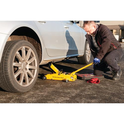 Performance Tool W1640 2-1/2 Ton Garage Jack, (5,000 lbs.) 5-15.5-Inch Lift, Swivel Casters, For Cars/Trucks - style: 2-1/2 Ton (5,000 lbs)