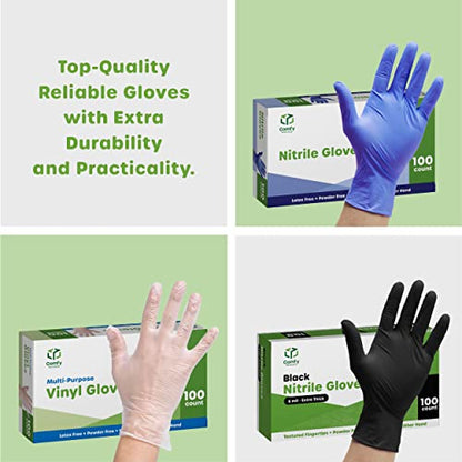 GUSTO 8 Mil Disposable Orange Nitrile Gloves HEAVY DUTY, Industrial, Diamond Texture - Formerly Comfy Package - size: X-Large, style: 100 Count